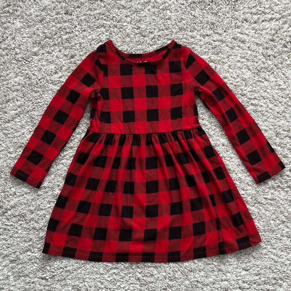 Cat & Jack and The Children’s Place Red and Black Kids Dresses - Picture 3 of 6